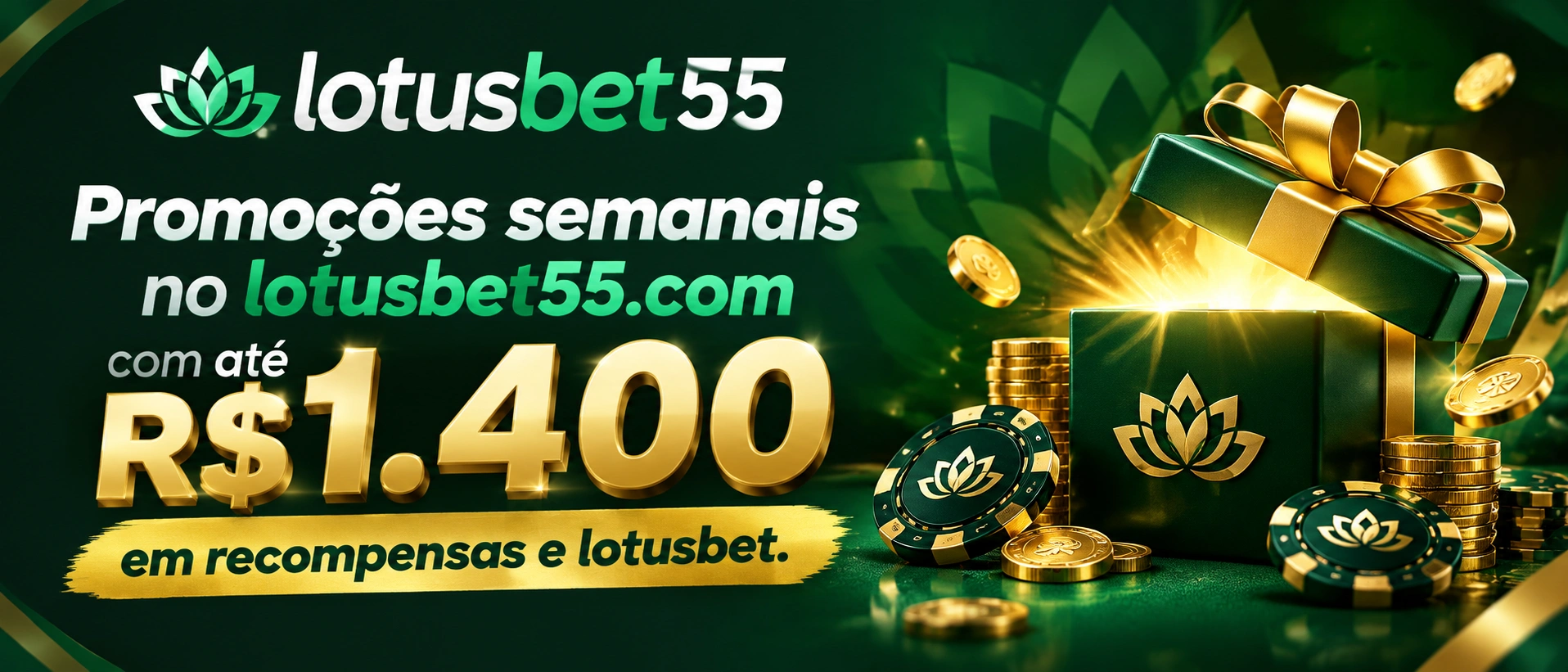 Tela de promoção com convite de amigos, PIX e área de recompensas da lotusbet
